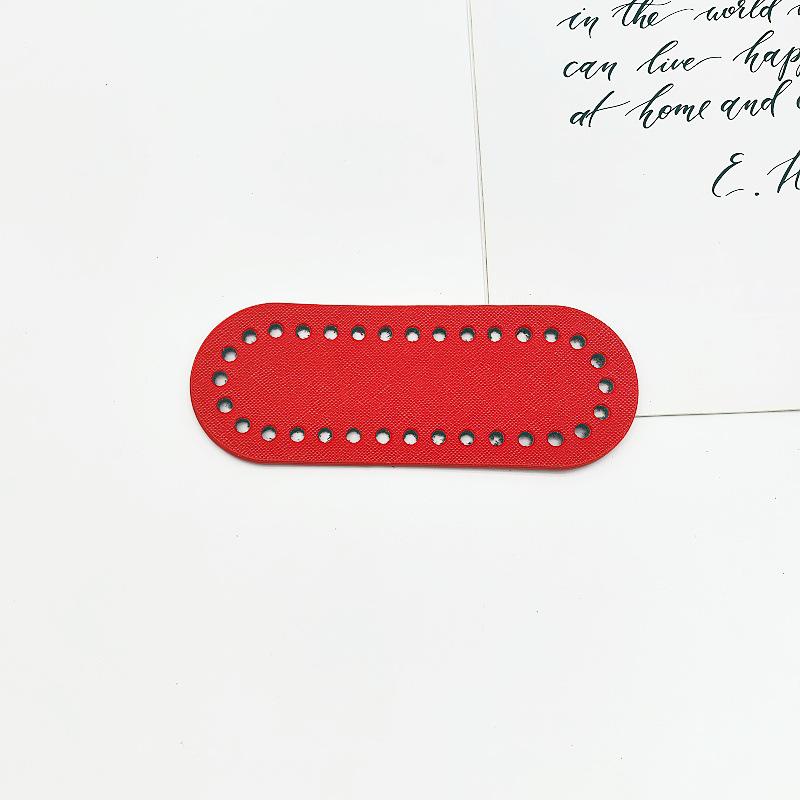 Hyuna Handgehäkelte Lederbasis Damen Handy-Geldbörsen-Tasche