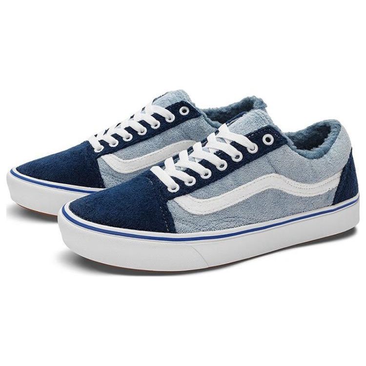 Vans ComfyCush Old Skool Low Top Skate Shoes Unisex Sneakers Blue VN0A5DYCZU3