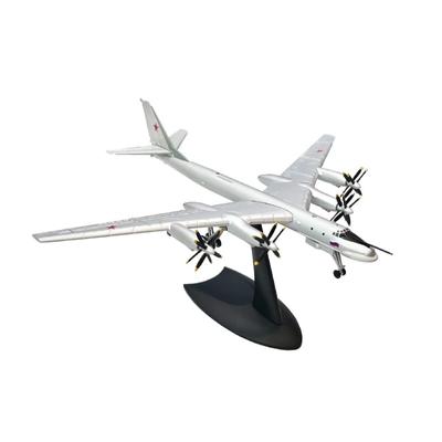 Simulation Alloy Aircraft Tupolev Bear Type Strategic Bomber Airplane Static Display Model for Collection Gift 1200 Model, Tu-95 Model,