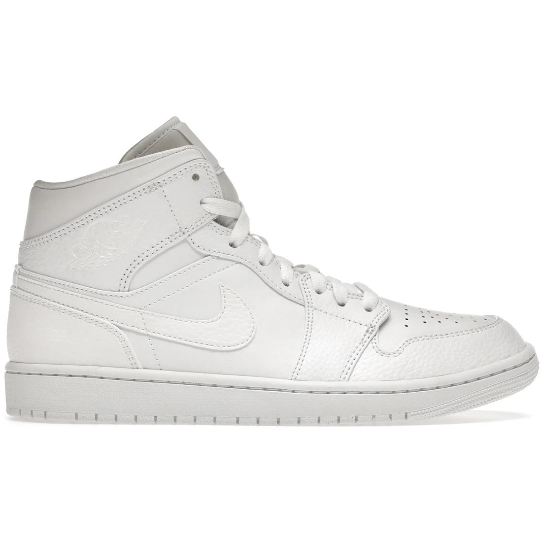 

Sneaker Jordan 1 Mid Triple White 2.0 (2020)(554724-130) 42