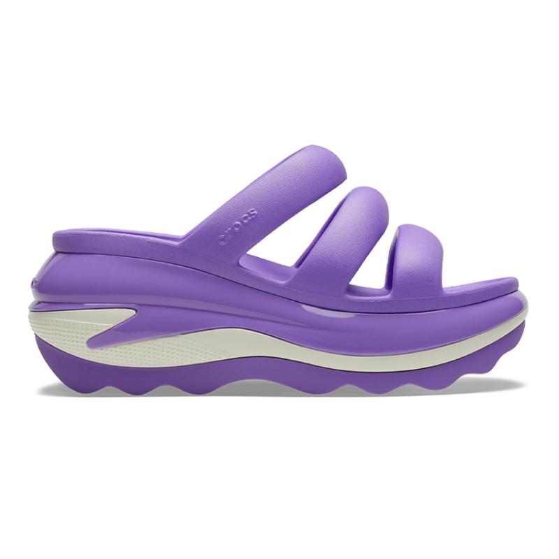 Crocs Mega Crush Triple Strap Sandals 'Purple' Women's