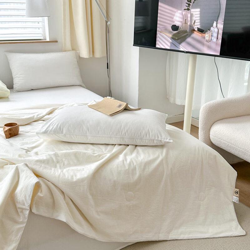 Tri-polar Washed Cotton Soy Fiber Summer Quilt