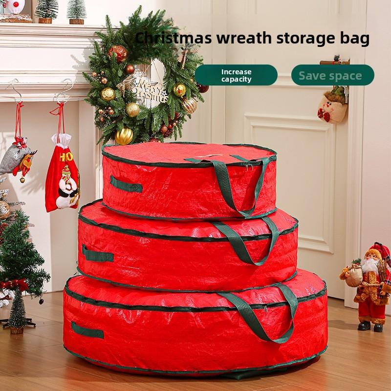 Christmas Storage Bag With Drawstring For Living Room Decor And Holiday Organizer