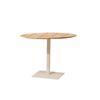 Outdoor Rattan Dining Set: Long Table with Casual Woven Chairs for Garden, Terrace, or Courtyard.
