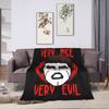 Very Evil Danhausen Wrestler Blankets Flannel Decoration  Portable Soft Throw Blanket for Home Bedroom Bedspread