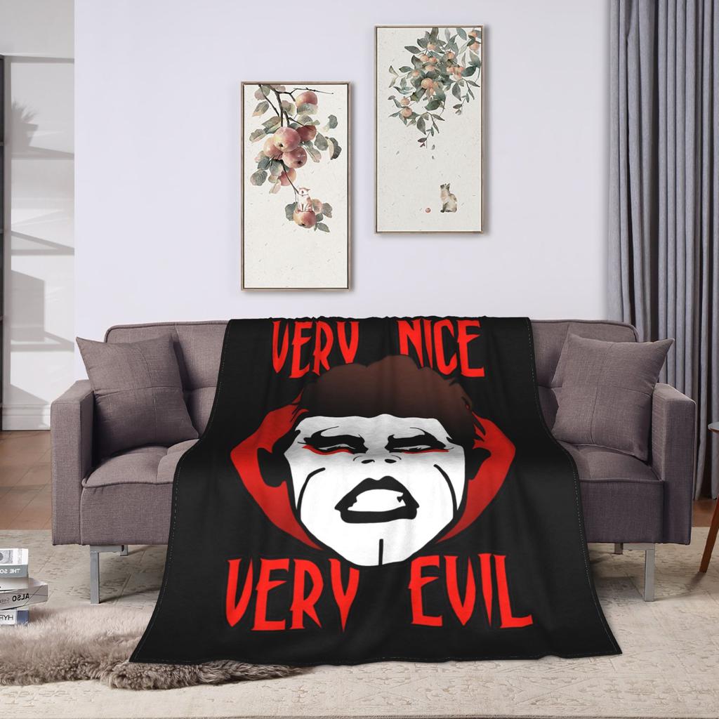 Very Evil Danhausen Wrestler Blankets Flannel Decoration Portable Soft Throw Blanket for Home Bedroom Bedspread