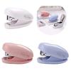 Small Stapler Colorful Paper Binding Stapler Machine Fashion Stapler Stationery School Office Binding Paper Stapler