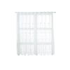 Gauze Curtain Fine Woven Gauze Curtain White Through Rod Short Curtain Kitchen Curtain Japanese Short Curtain