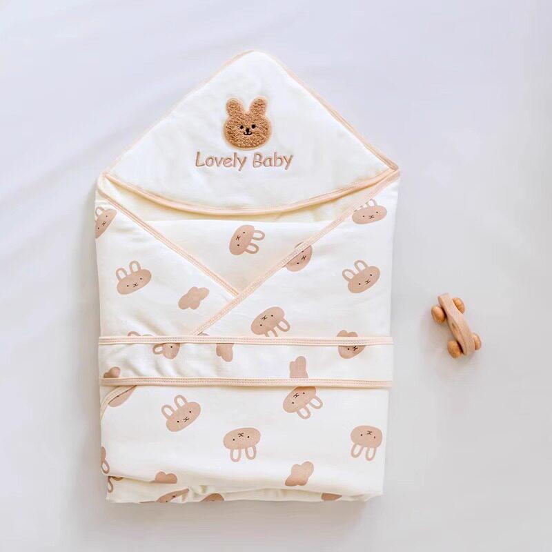 Стеганый хлопковый детский конверт на осень/зиму – Толстый и уютный пеленальный мешок для новорожденных 90x90 cm