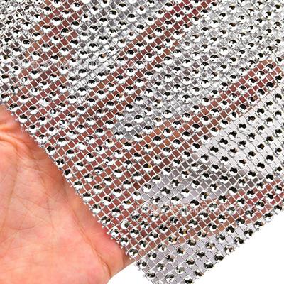 24 Rows Plastic Rhinestone Mesh Ribbon Sewing Trim Garment Accessories Decoration