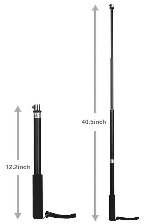 Wytrzymały Stick Selfie Kijek Uchwyt Monopod Do - Gopro Hero 9 10 11 12