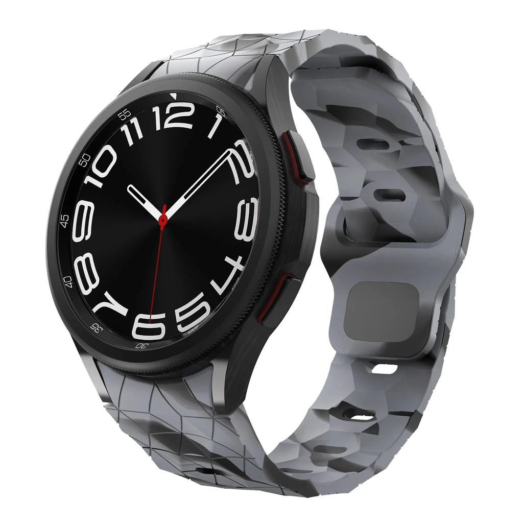 Football Pattern Silicone Strap for Samsung Galaxy Watch 7 6 5 4 44mm 40mm Bracelet Watchband Watch 6-4 Classic 47mm 46mm Correa