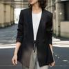 ZANZEA Women Autumn V-Neck Solid Color Long Sleeve Cardigan Suit Jackets