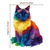 Cat Shaped Wood Puzzle 201 Pieces Bedroom Decoration Decorative Jigsaw Puzzle for Adults Teens Cat Lovers Collectors Family