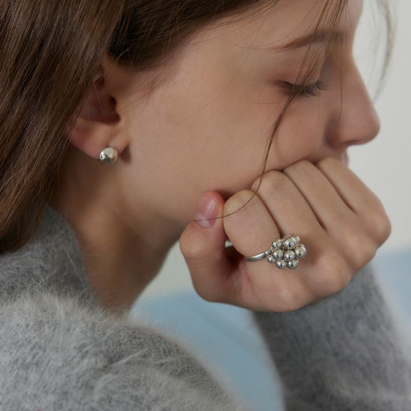 murmur [925silver]Grape dangle ring