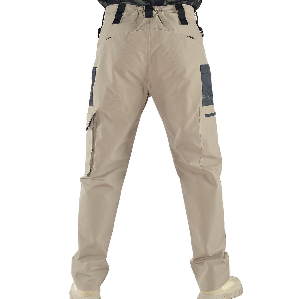 Multi-Pocket Men's Tactical Casual Pants Joggers Cargo Pants Outdoor Hiking Trousers Wear-Resistant Training Overalls Streetwear