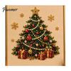 Relaxing Hobby for Adults Xmas Faux Pearl Painting Kit, Christmas 3D Art DIY Winter Scene Set Holiday Craft Project Adults, Festive Home Wall Decor