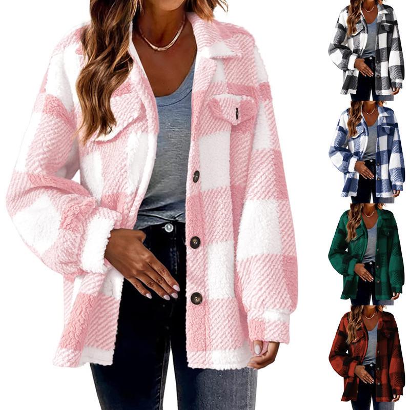 European and American Women's Semi-High Neck Zipper Pocket Plush Sweatshirt - Autumn/Winter 2025