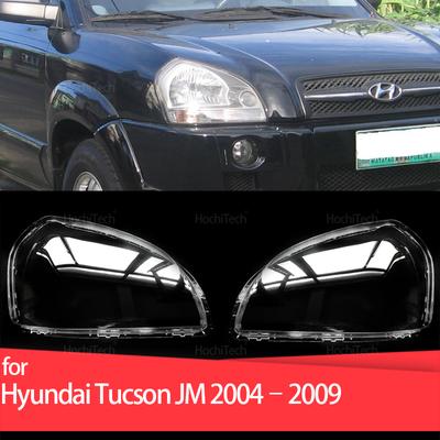 1 Stück/1 Paar Scheinwerferabdeckung für Hyundai Tucson JM 2004 2005 2006 2007 2008 2009 Lampenschirm Helle Schale Scheinwerferlinsenabdeckungen