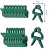 50PCS Reusable Plant Support Clips Garden Greenhouse Plastic Clips Tomato Cucumber Vine Vegetable Stem Gardening Tools