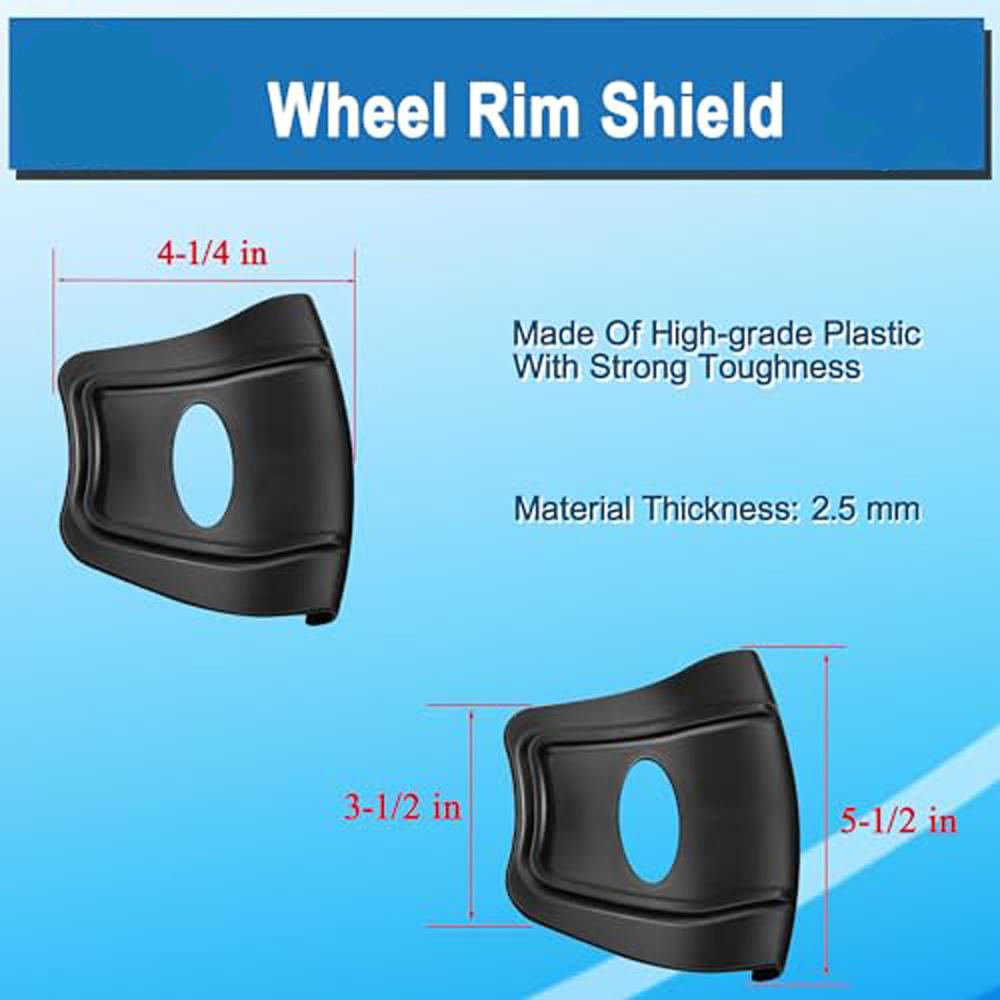 2Pcs Wheel Rim Protectors Universal Tire Installation Guards Edge Savers for Motorcycle Dirt Bike,