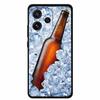 Case For Oppo Reno 15C 5G Colorful Flowers Black Soft Silicone TPU Phone Cases For Oppo Reno15 5G Shells Protection Bumper Funda