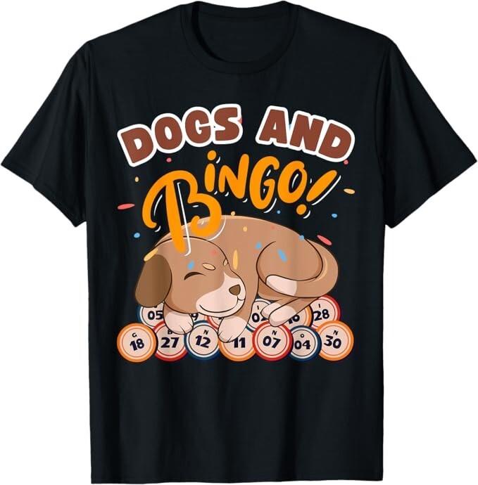 Bingo and Dog - Bingo Player Gambling - Bingo T-Shirt S
