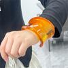 Vintage Wacky Fashionable New Irregular Transparent Opening Acrylic Resin Open Good-looking Bangles Women Exaggerated Bracelets