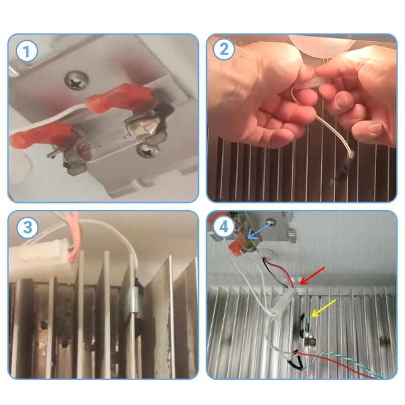 High Accuracy Thermistor Assembly Motorhome Fridge Repair Part PlasticMetal Texture Suitable for N611 N621 N641 Series