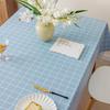 Waterproof PVC Tablecloth Oil Resistant Washable Table Pad Decorative Dining Table Cover for Home Trendy Ins Style Home Decor