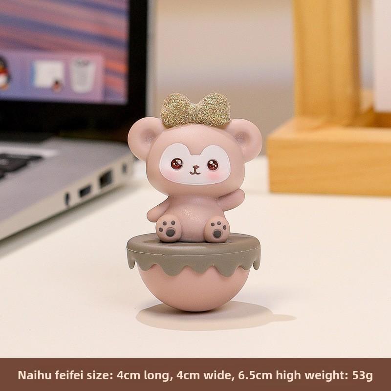Resin Animal Desk Toy With Stressrelief Design For Office Decor And Gift Giving