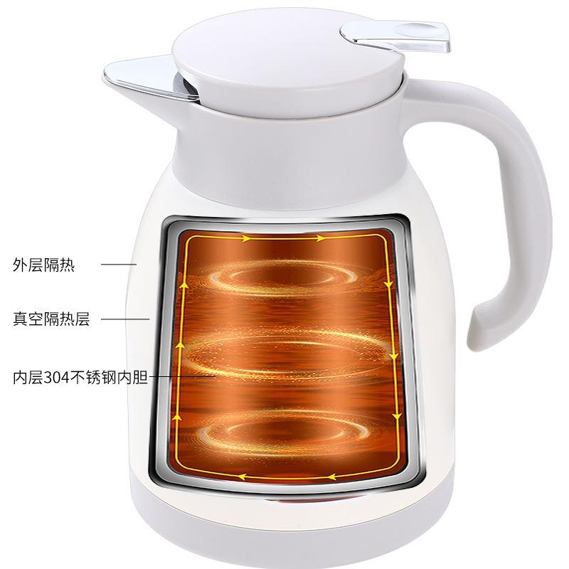 304 Stainless Steel Double Layer Kettle Home Portable Thermos Pot Large Capacity Commercial Kettle Cold Water Kettle Tea Kettle