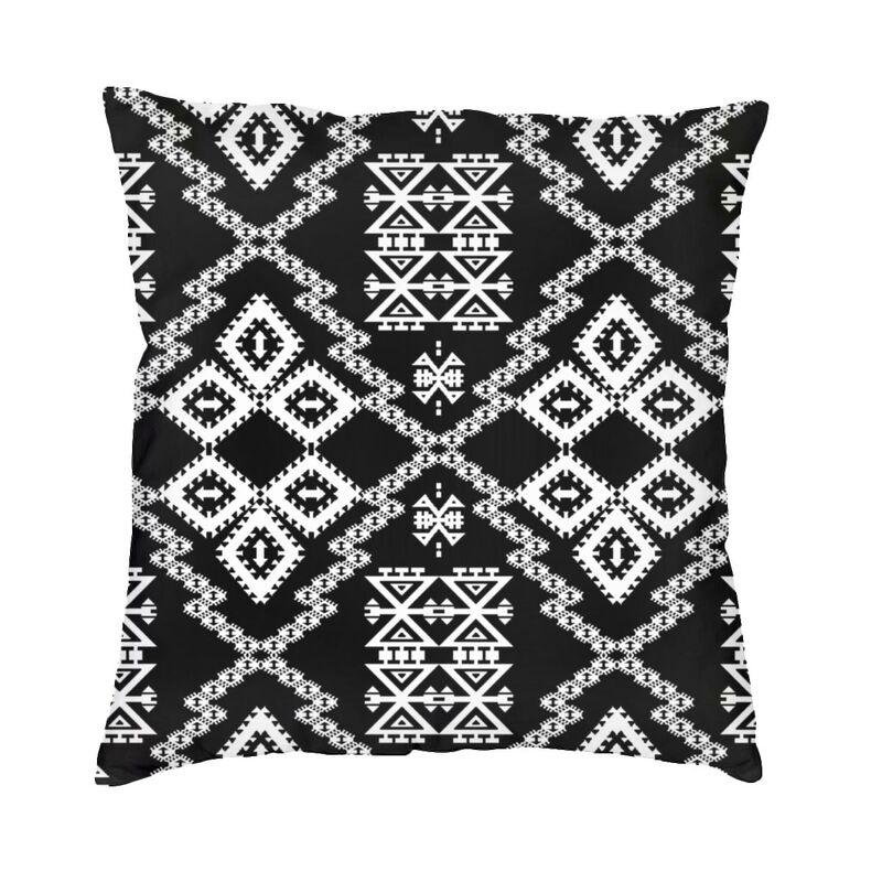 Aksaray Antique Turkish Kilim Square Pillow Cover Decoration Boho Bohemian Ethnic Persian Tribal Cushion Cover Throw Pillow