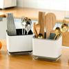 Kitchen Double Layer Utensils Holder Cutlery Drainer Basket Tableware Bucket Chopsticks Tube