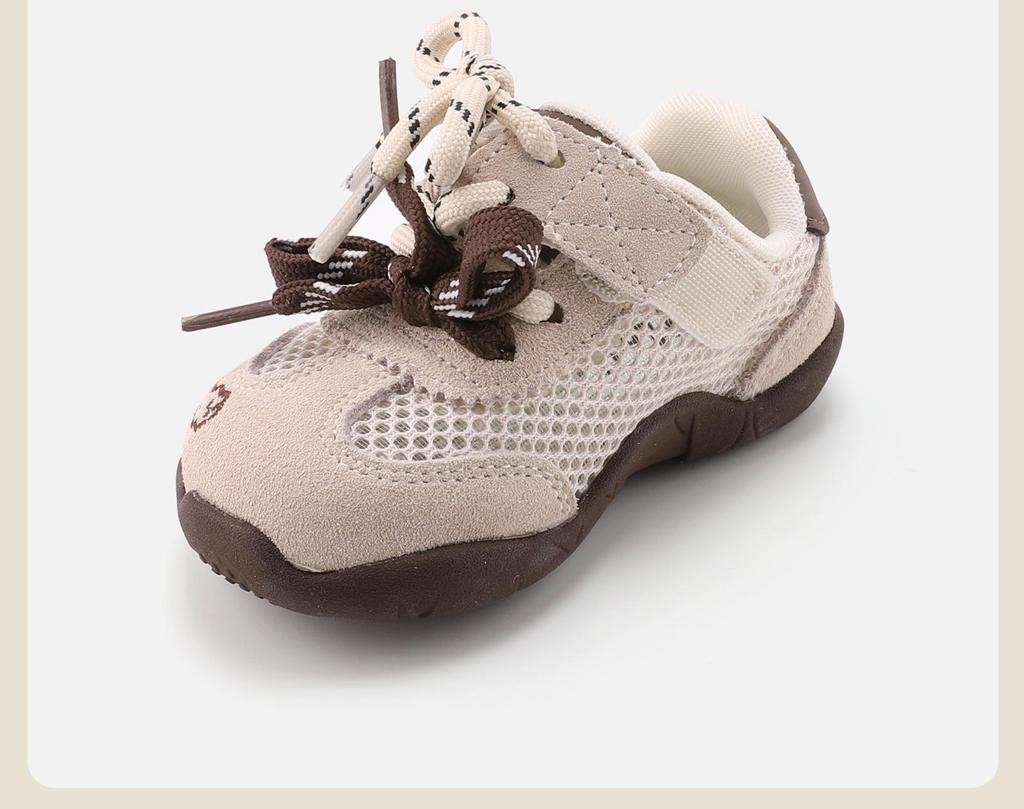Breathable Mesh Outdoor Running Shoes for Children 10 Months to 3 Years - Boys' and Girls' Spring Soft-Soled Sneakers