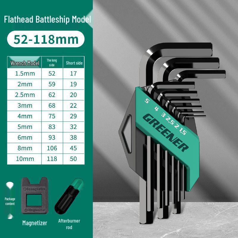 Automatic Combination Hex Wrench and 6-Point Screwdriver Set