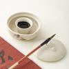 Multifunctional Non-Drying Inkstone Inkwell with Lid for Beginner Calligraphy and Brush Moisturizing