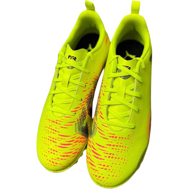 Puma Future 8 PU Play Comfortable Durable Low-Top Kids Soccer Shoes Men Soccer Shoes Yellow 108396-03