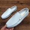 Lightweight Leather Penny Loafers Men Casual Shoes Slip On Flats Youth Man Shoes Breathable Driving Footwear Sapato Masculino