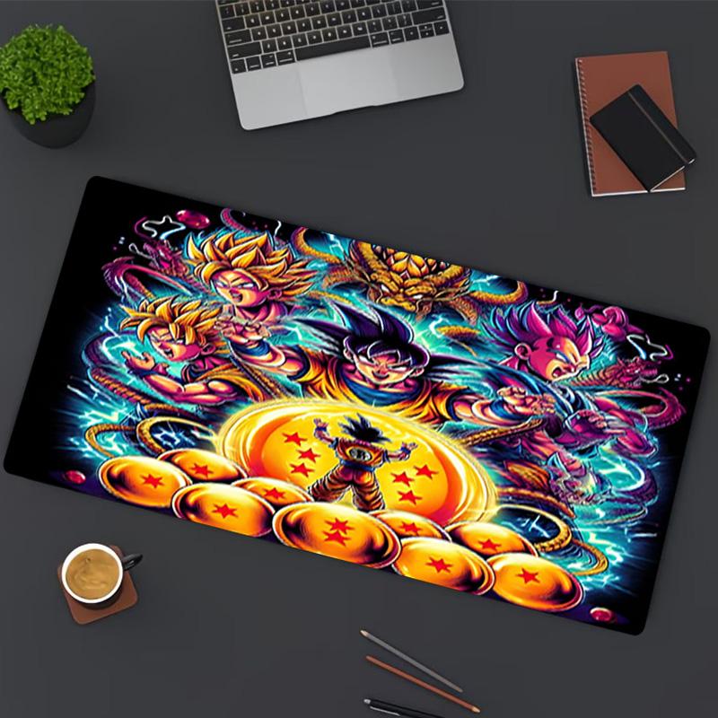 Dragon Ball Print Mouse Pad, for Keyboard Pad Laptop PC Mat for Office Home Use, Desk Decor, Perfect Birthday Gift for Gamers