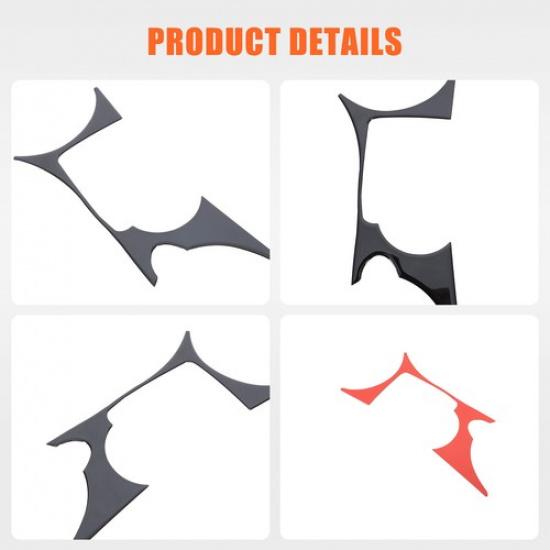 Gloss Black Console Water Cup Holder Cover Trim For Nissan 370Z Z34 2009-