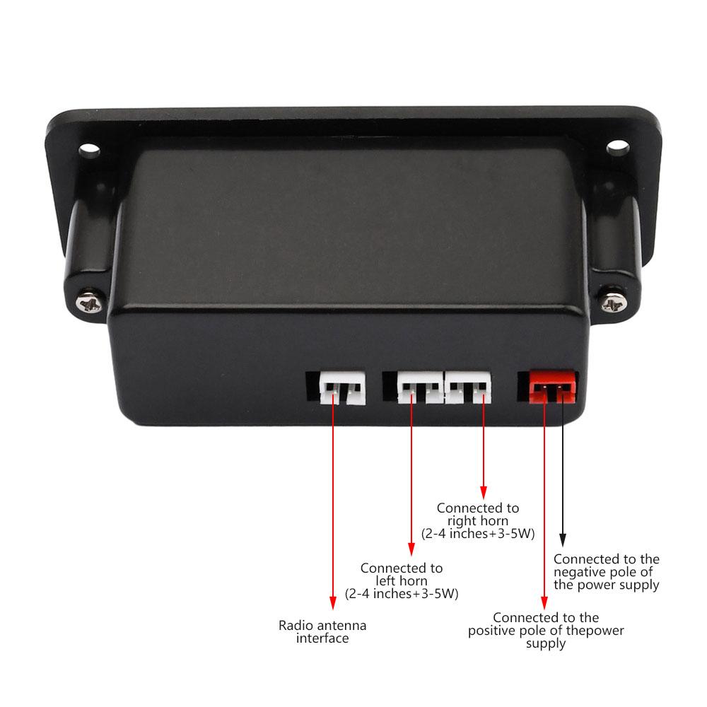 5V Bluetooth MP3/WMA/WAV Decoder Board Audio Module 2*3W Amplifier Wireless USB TF Radio AUX FM MP3 Player For Car Accessary