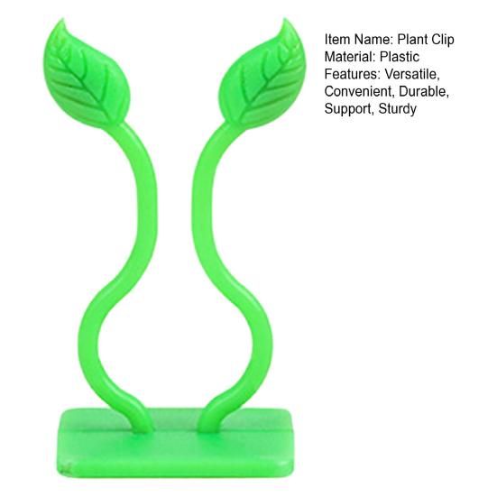 100 Clip Autoadesive Per Piante Rampicanti: Supporti In Plastica Con Adesivo 3M, Per Fissare Viti E Fili A Parete, Bianche, 500g Portata