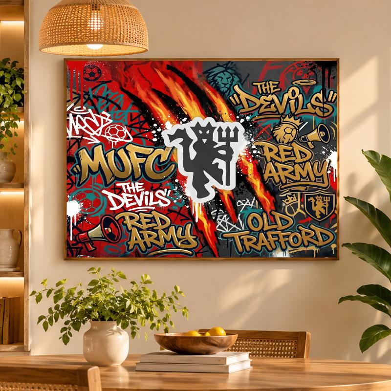 5D Diamond Painting Manchester United DIY Full Drill Diamond Art Kit Home Decoration