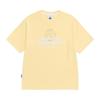 National Geographic N262Uts971 Caster Big Graphic Short Sleeve T-Shirt Pale Yellow