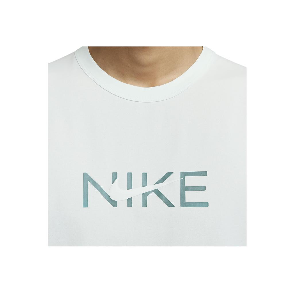Nike Hyverse UV Protection Logo Print Round Neck Short Sleeve T-Shirt Men Tops Coastal HF4635-394