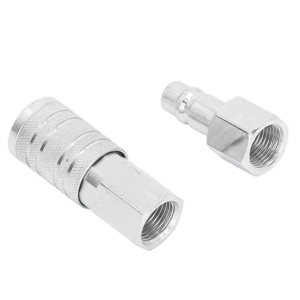 5pcs Aluminum Alloy Air Hose Quick Connect Fittings Air Compressor Accessories  Pneumatic Tools