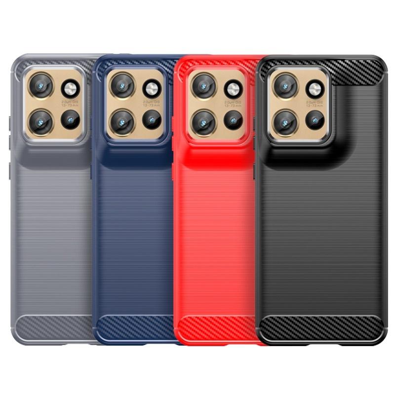 For Moto Edge 50 Neo Case Cover Moto Edge 50 Neo Capas Carbon Fiber Bumper Back Shockproof TPU Soft Fundas Motorola Edge 50 Neo