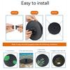 Solar Fountain with LED Lights Birds Bath Garden Pond Pool Decorative Outdoor DIY Potential for Garden