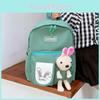 Adorable Nylon Animal Print Kids Backpack Spacious Cute Kindergarten Bag